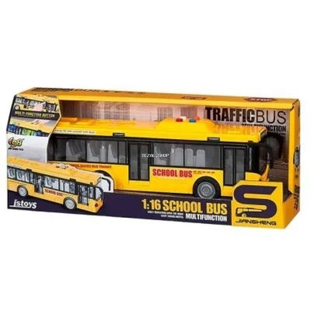 Səsli İşıqlı School Bus uşaqlar üçün hazırlanmış realistik və