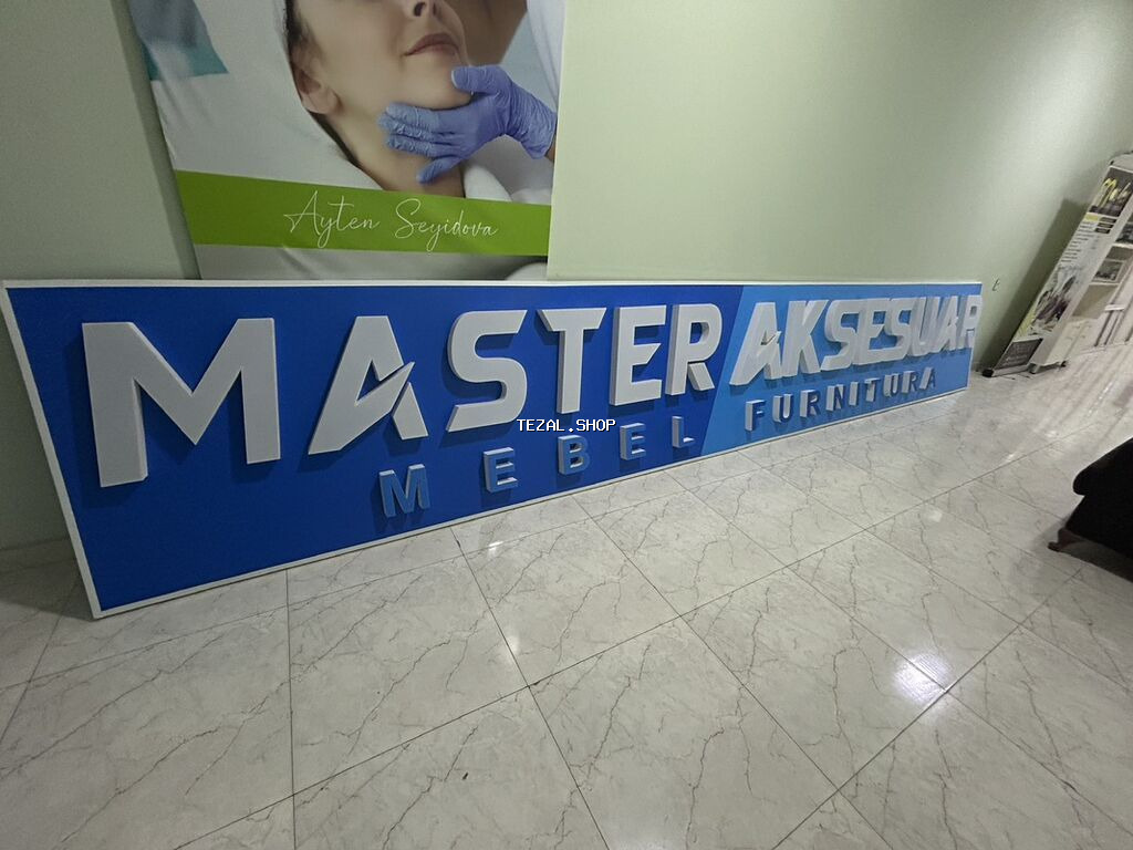 Hər növ reklam işləri vinilbarnerqabarıq həriflər