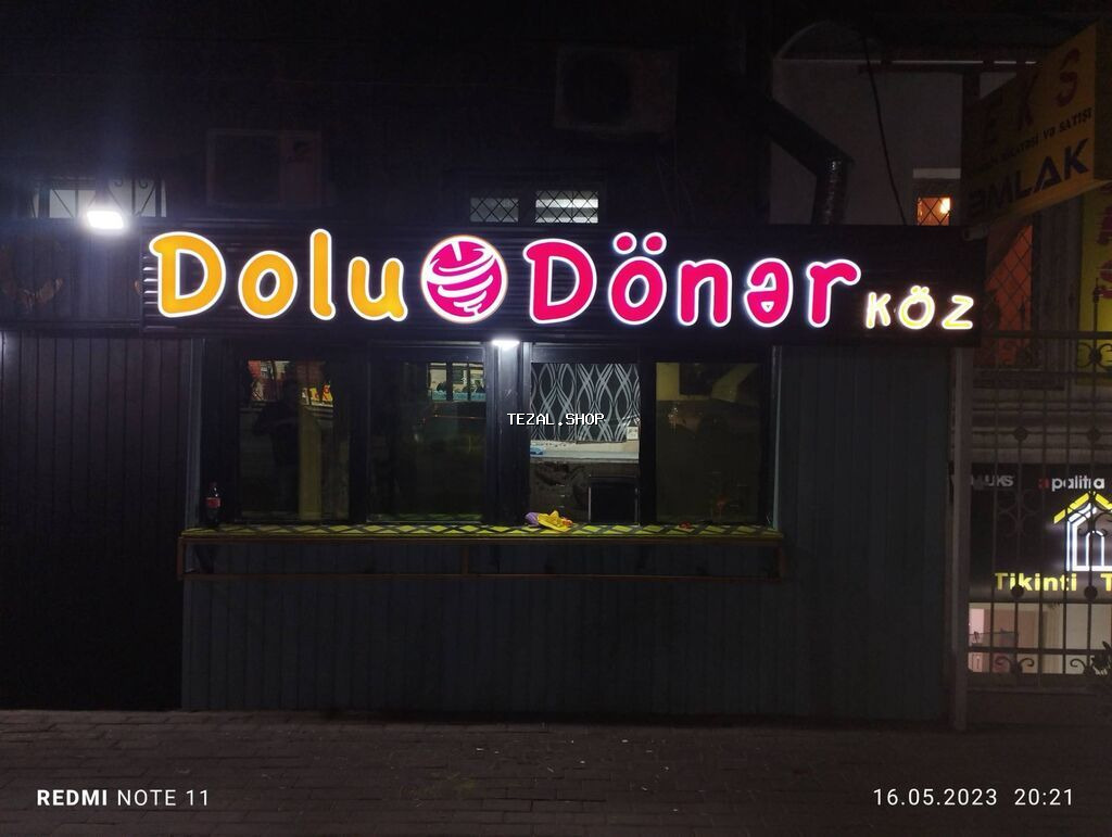 Reklam işlərinin yüksək səviyyədə görülməsi.Isiqli və sade qabarıq - şəkil 4