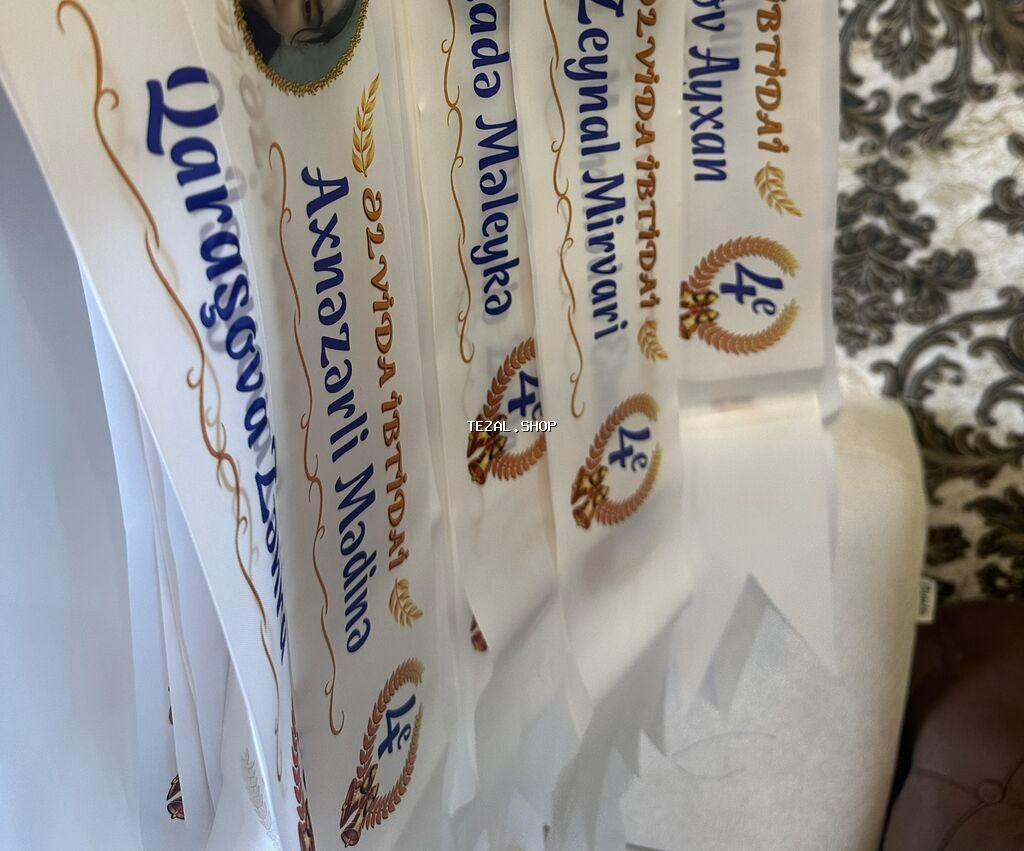 Məzun lentlərinə çap