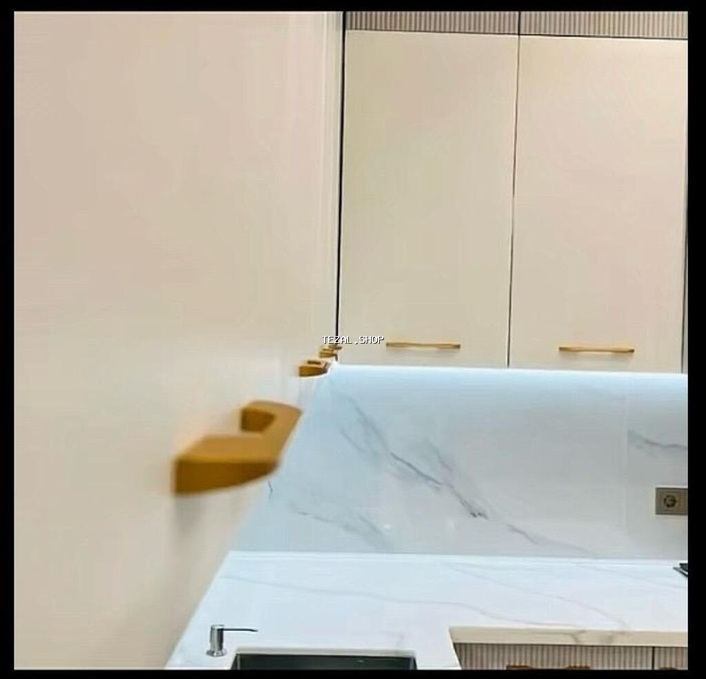 Mətbəx mebeli dəsti – müasir “L” planlaşdırma - Dizayn: ağ və açıq - şəkil 5