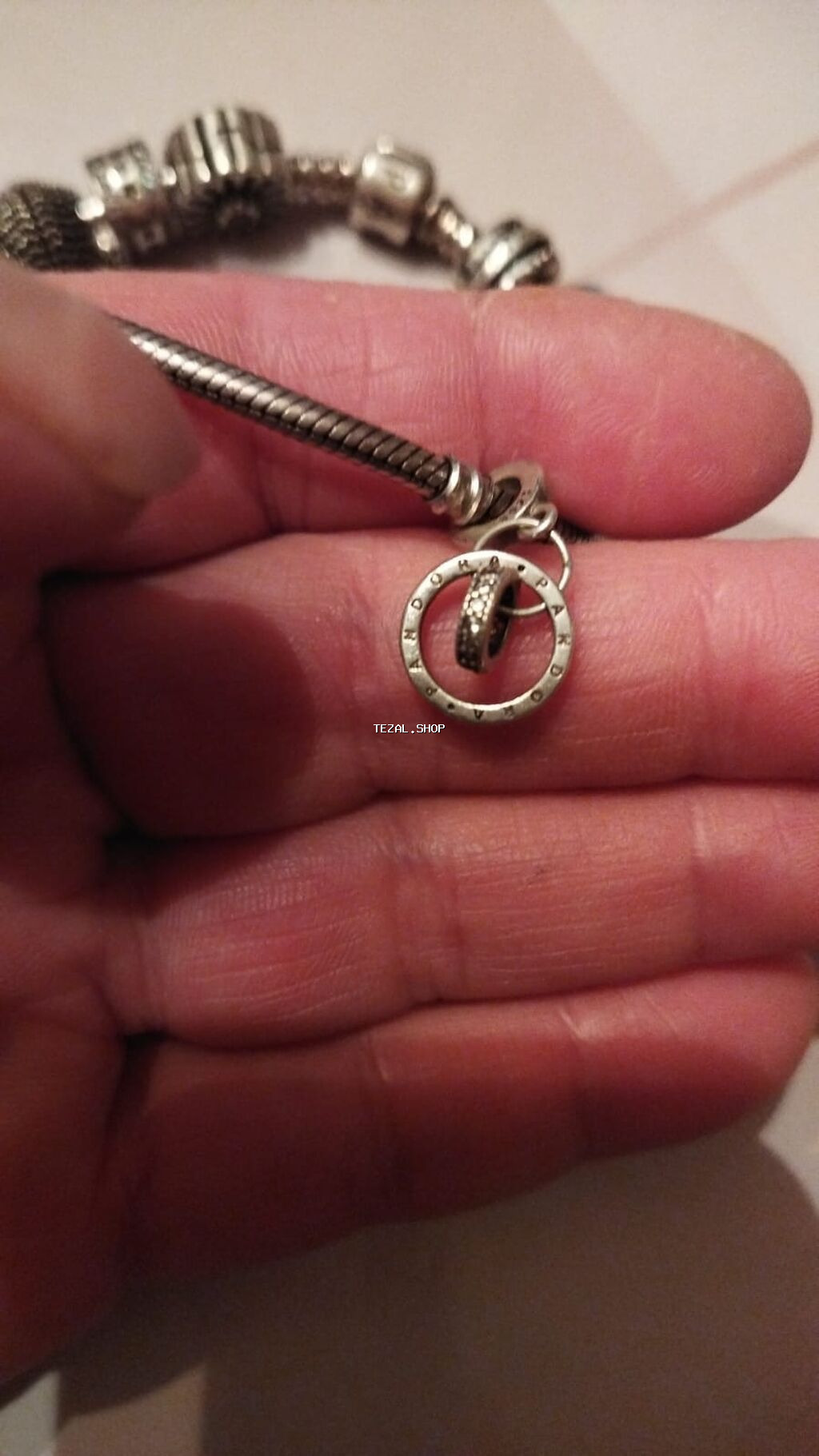 Pandora gümüş halqa 925 prob