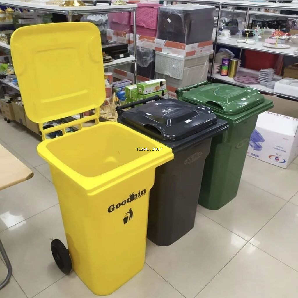 Məişət Tullantı qutuları. 20 lt den 1100 lt qeder movcuddur. Plastik - şəkil 3