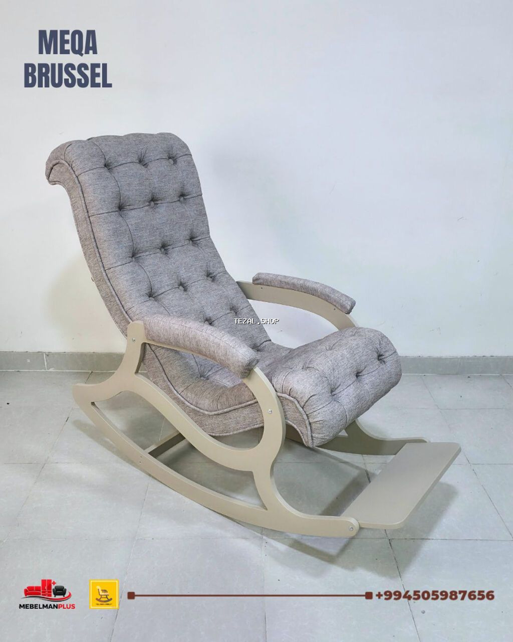 Yeni, Kreslo-kaçalka, Parça, Kredit var, Şəhərdaxili pulsuz çatdırılma - şəkil 4