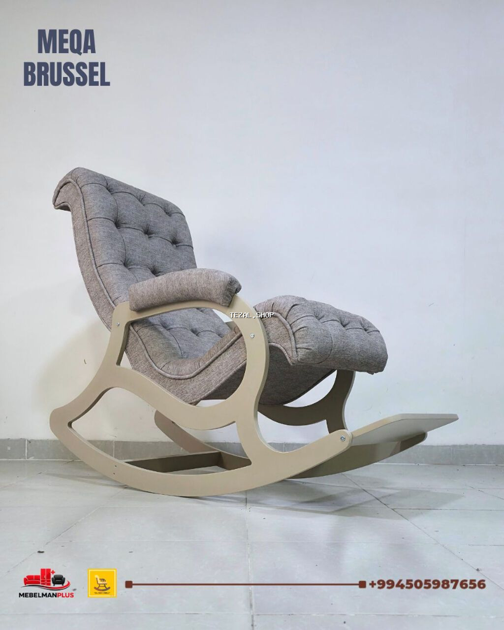 Yeni, Kreslo-kaçalka, Parça, Kredit var, Şəhərdaxili pulsuz çatdırılma - şəkil 5