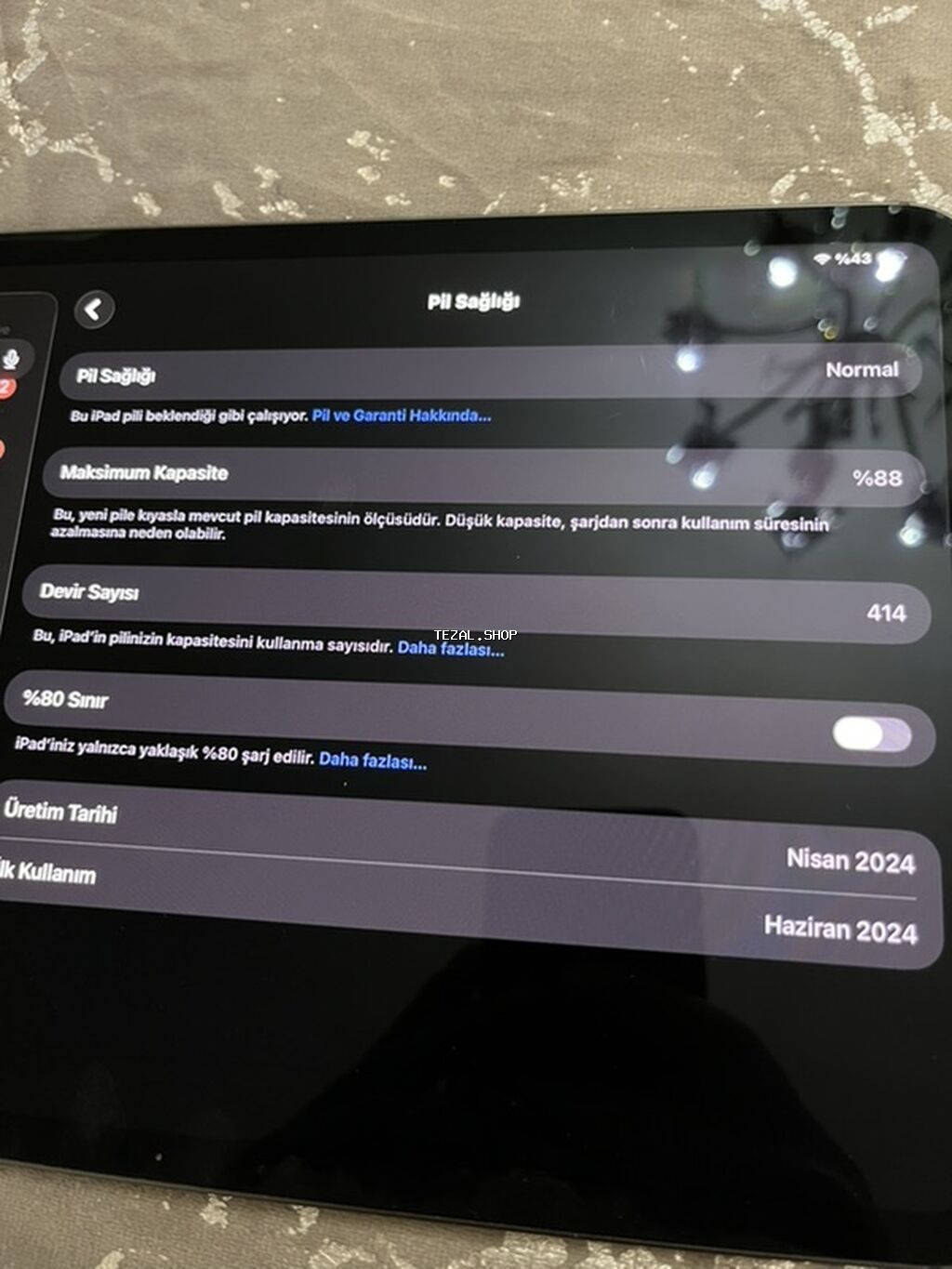 İşlənmiş Apple iPad Pro 11 (2024), 11", 256 GB - şəkil 3