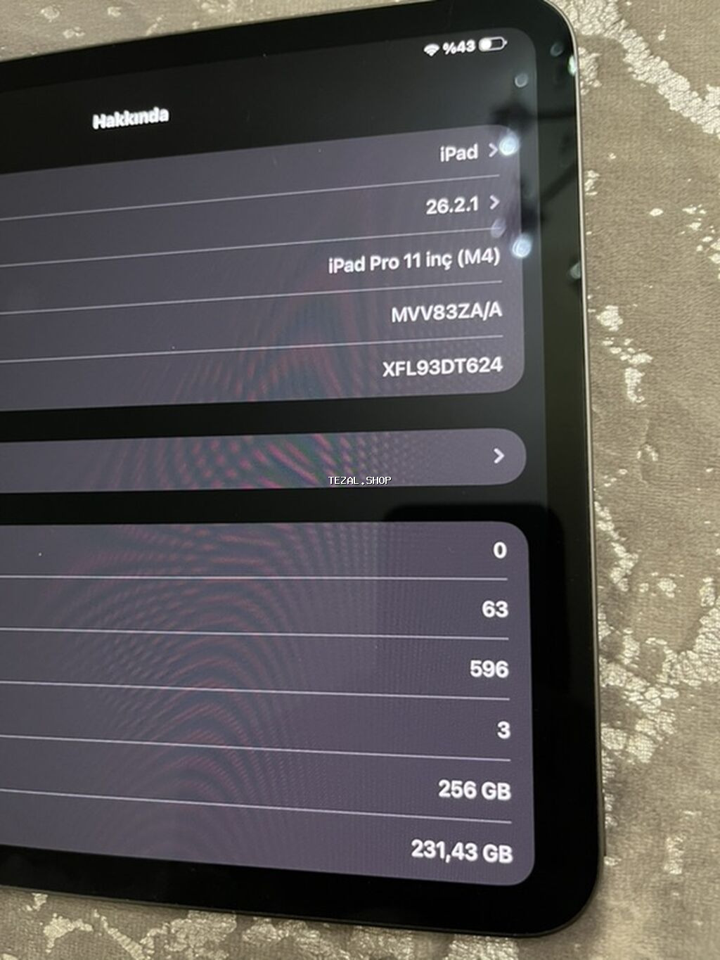 İşlənmiş Apple iPad Pro 11 (2024), 11", 256 GB - şəkil 4