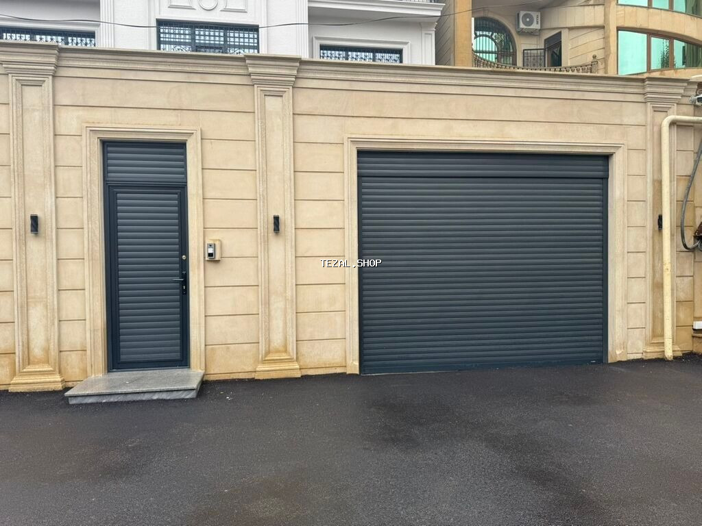 Avtomatik Jalüz qapı və piyada qapısı komplekti - Material: möhkəm