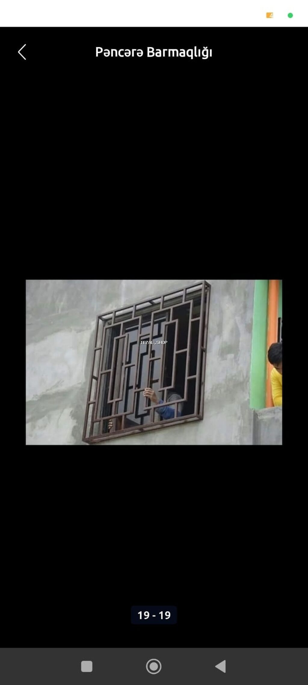 Məhsul: Pəncərə barmaqlıqları və dəmir məhəccərlər Təsvir: - Müxtəlif