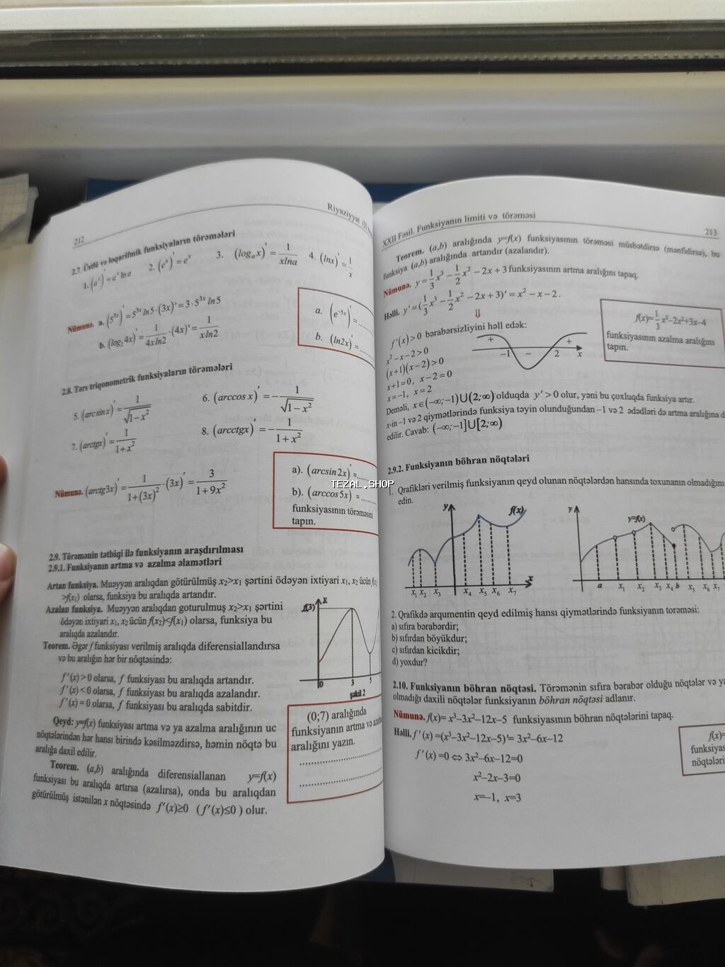 Riyaziyyat 11-ci sinif, 2022 il, Ünvandan götürmə, Pulsuz çatdırılma - şəkil 3