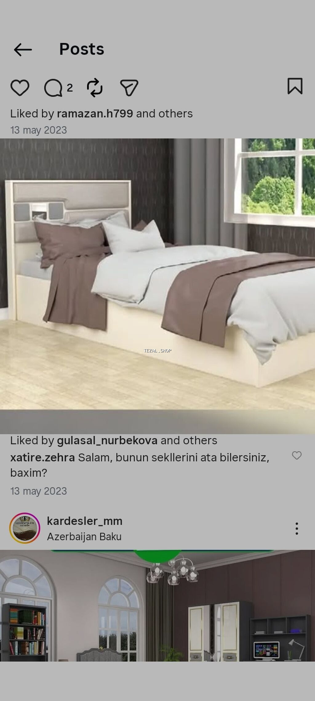 Yeni, Təknəfərlik çarpayı - şəkil 5