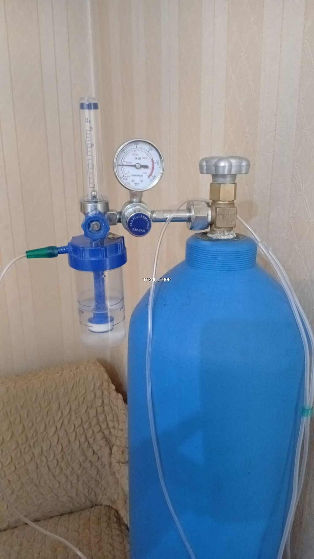 Tibbi oksigen balonlarının icarəsi - Komplekt: yüksək təzyiqli tibbi - şəkil 2