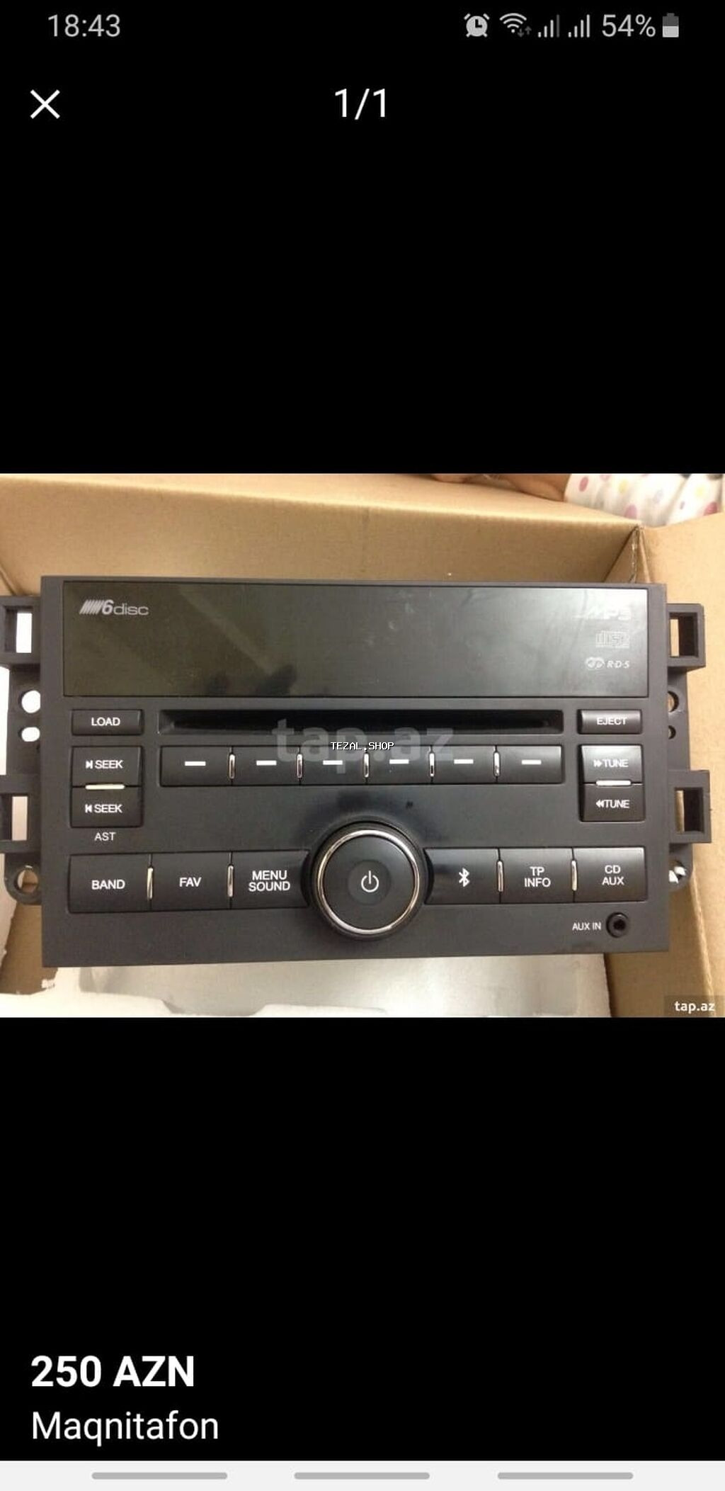 Cevrolet epica 2010 modelin ustunden acilib tazadan secilmir blutuzu