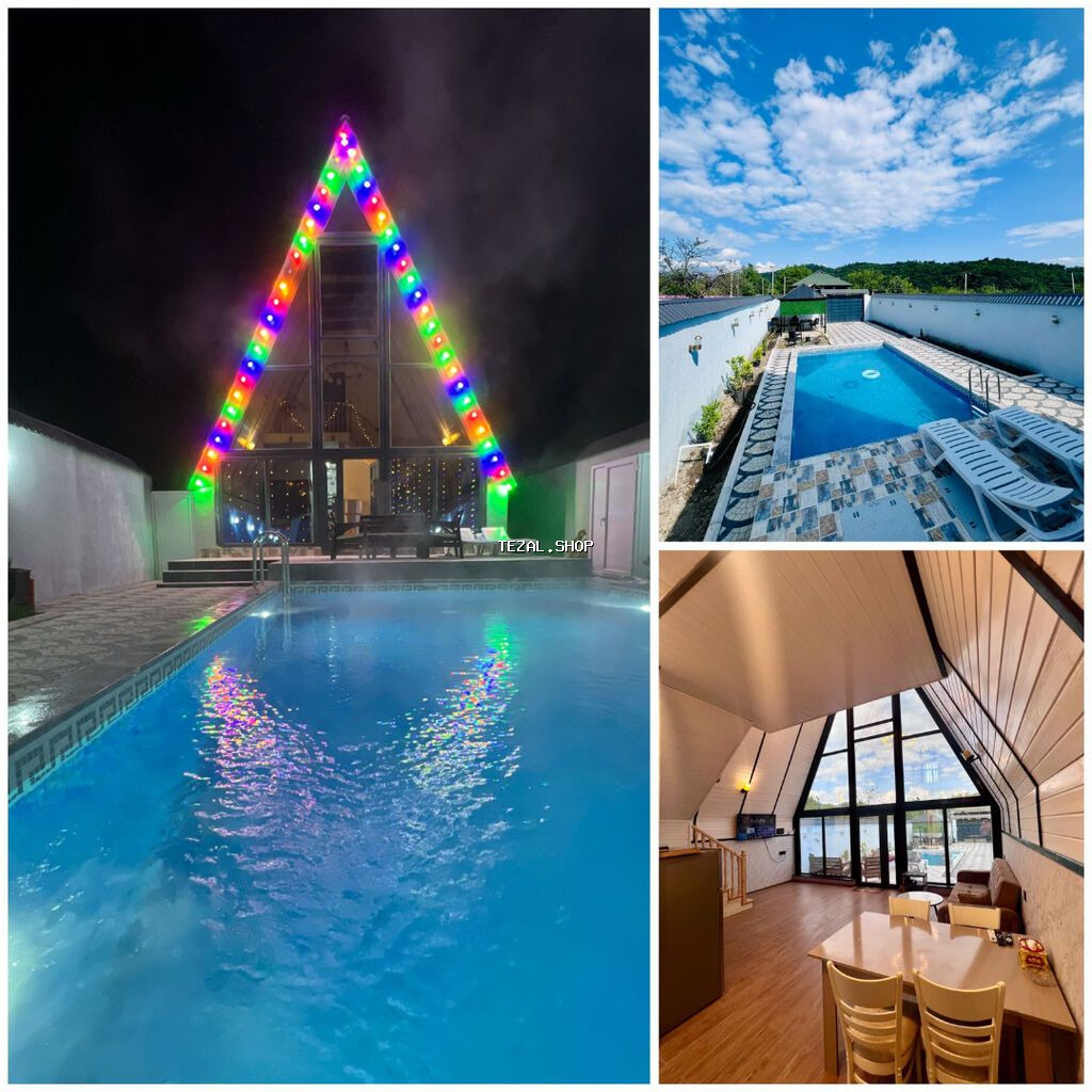 50 kv. m, 2 otaqlı, Hovuzlu, Kombi, Qaz, İşıq