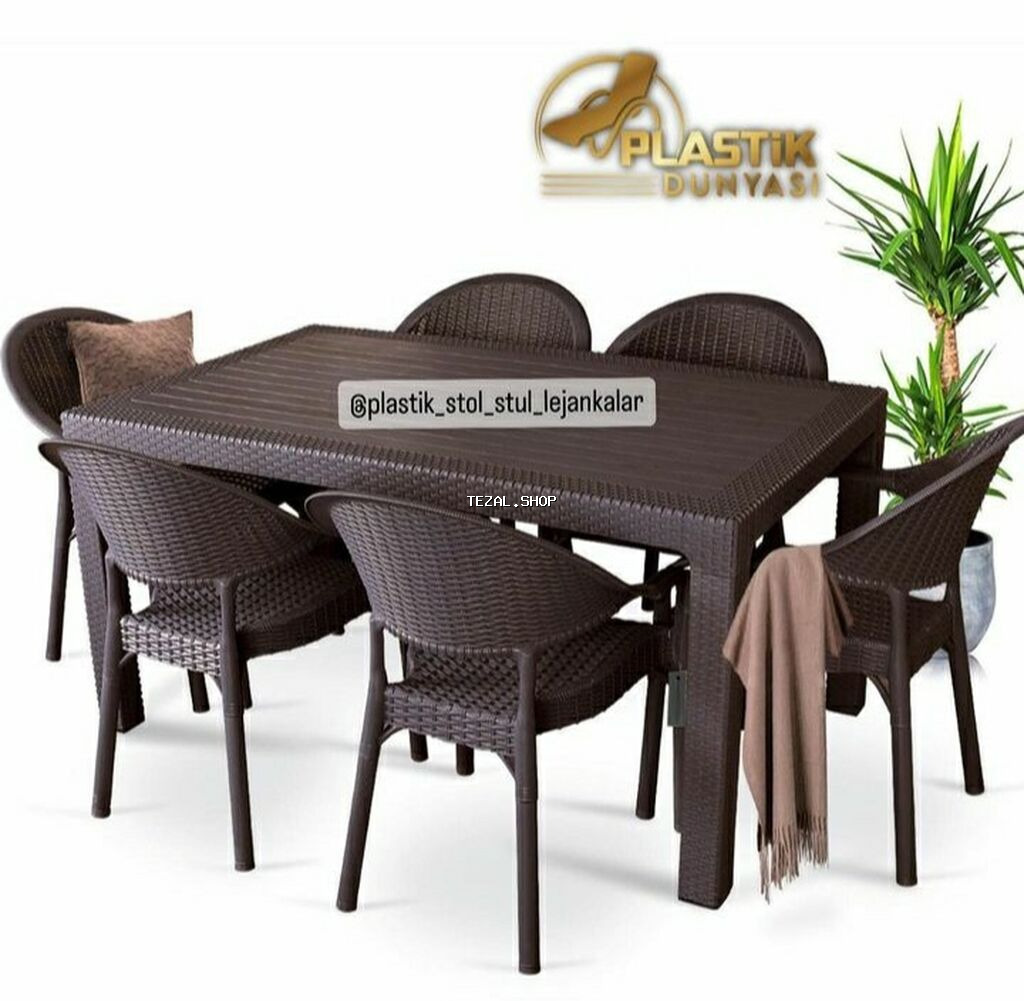 🇹🇷🇹🇷🇹🇷Türkiyə istehsalı çox keyfiyyətli və davamlı masa oturacaq dəsti