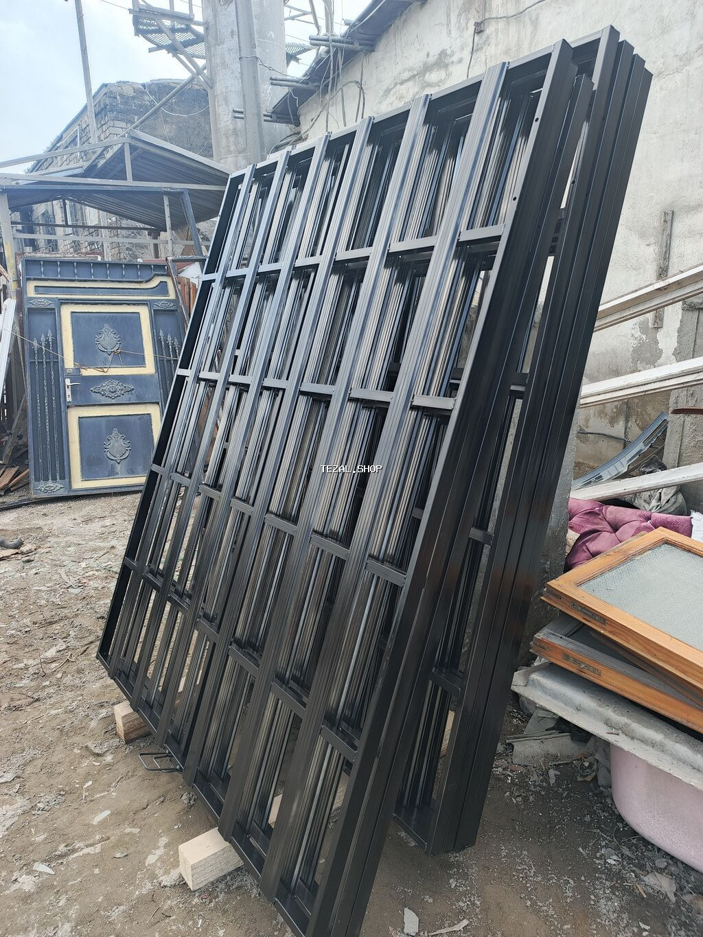 Metall məhəccər/panjur panelləri - Material: qalınmüqavimətli qara