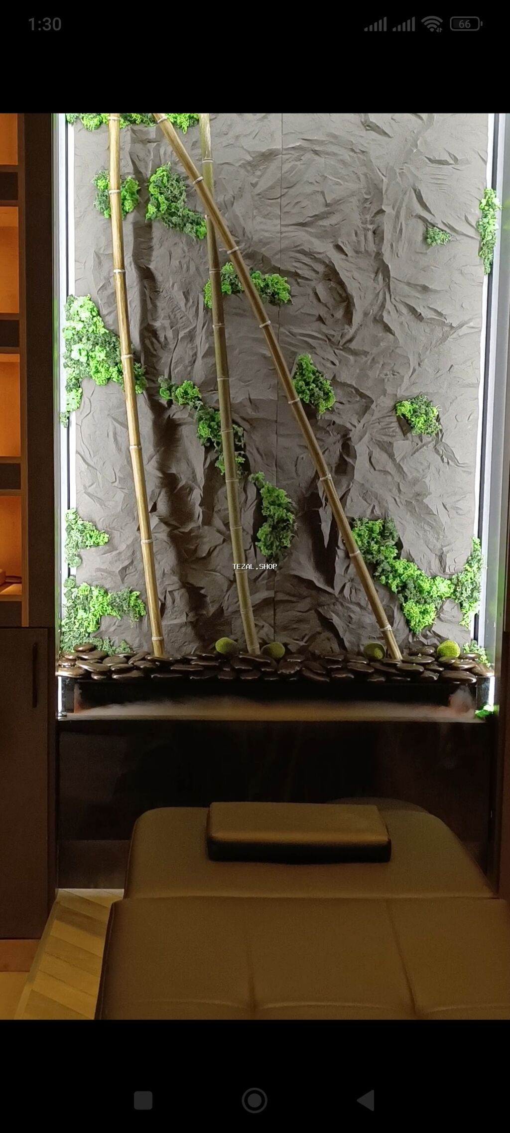 Dekorativ “yaşıl divar” və Zen kompozisiyası - Daxili məkanlar üçün