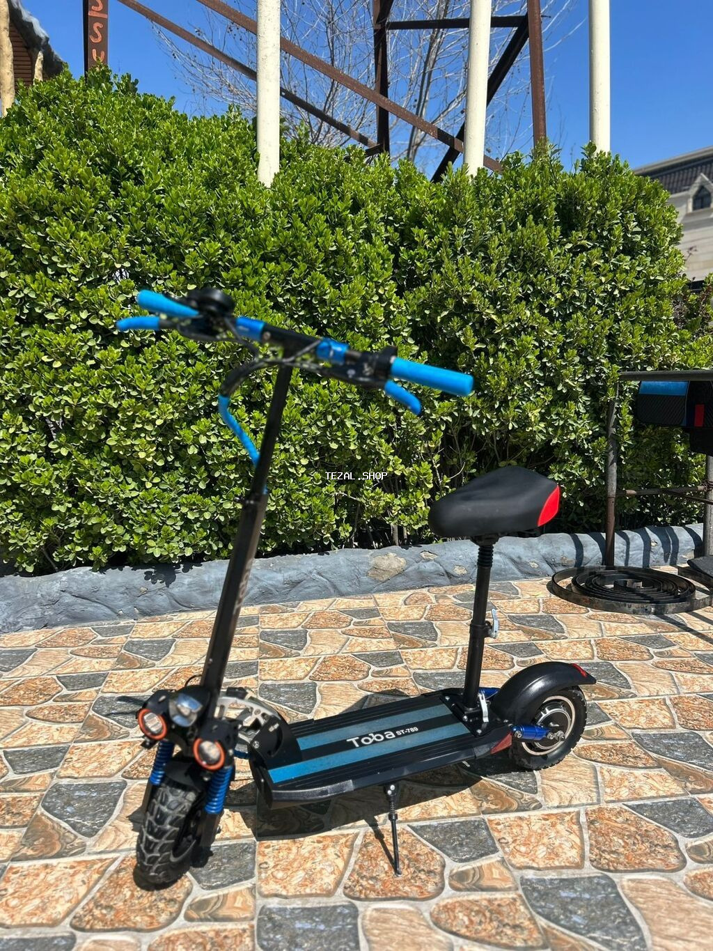Elektrik skuter – Tooba ST718 - Güclü elektrik mühərriki və arxa