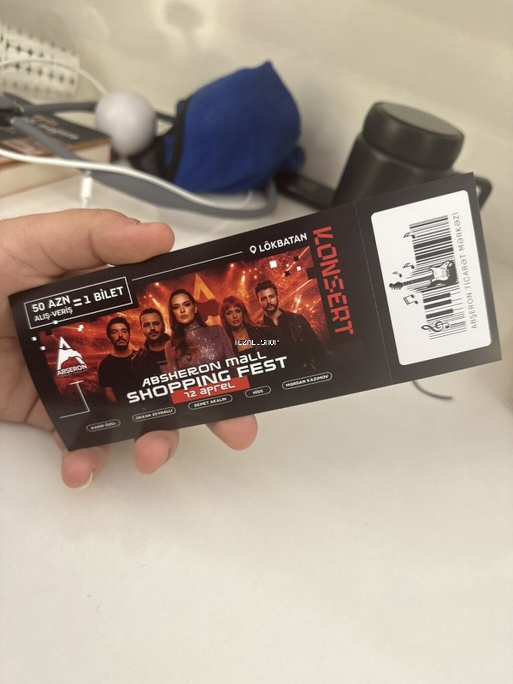 Absheron Mall Shopping Fest konsertinə giriş bileti. Lökbatanda baş