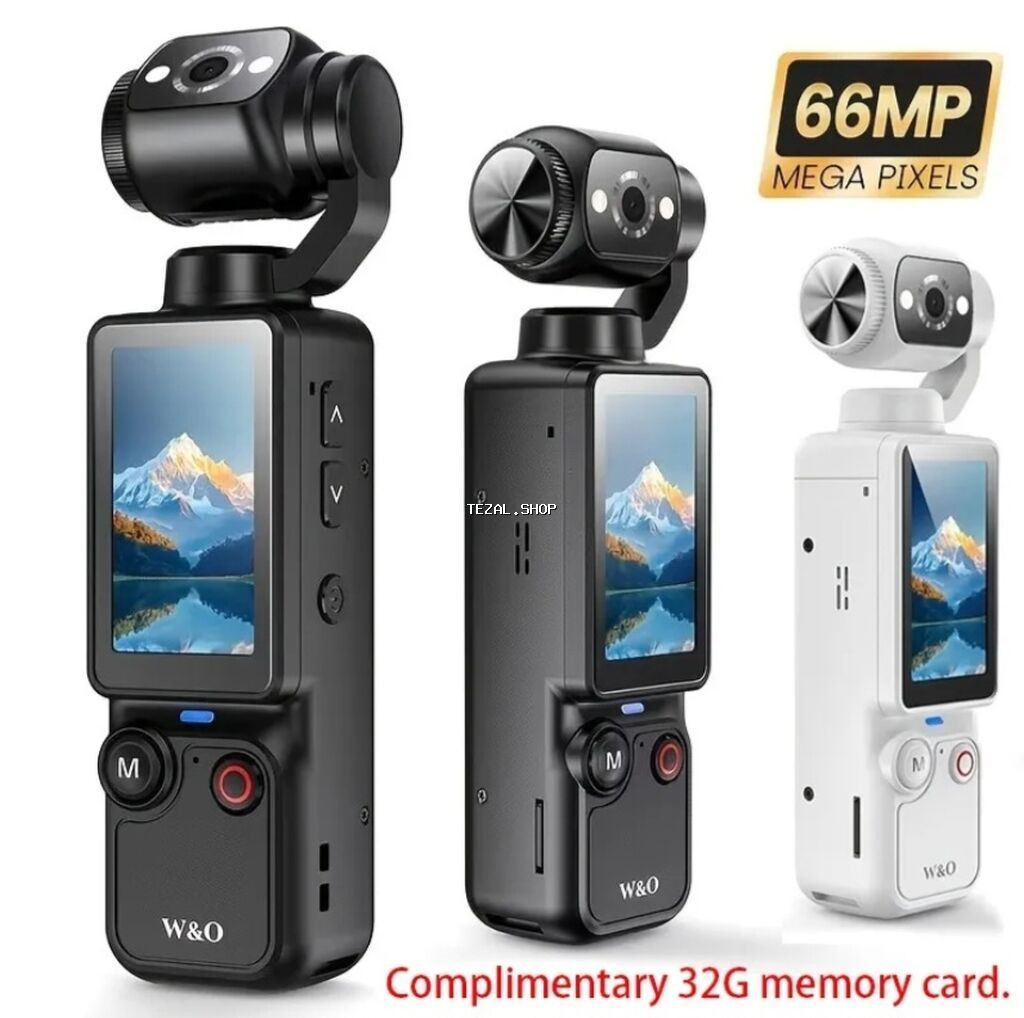 W&O 4K Pocket Camera – cib ölçülü stabilizasiya olunan video - şəkil 3