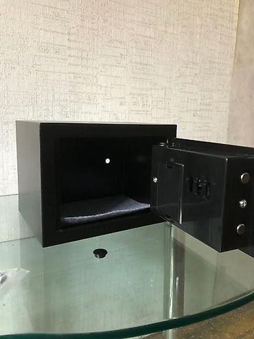 (seyf kassa dəmir seyf pul üçün seyf) Matrealı dəmirdəndir - şəkil 3