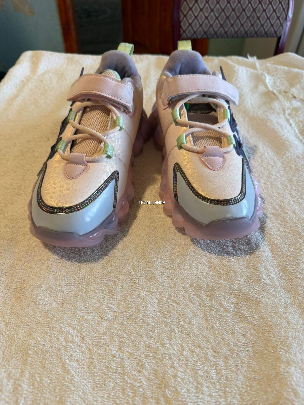 Rəng - Çəhrayı Krossovkalar, Ölçü: 36, Qız üçün - şəkil 3