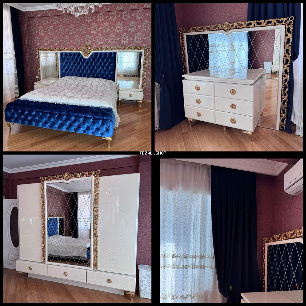 Yataq dəsti 1600 manata pərdə ilə birlikdə satılır (4000 manata