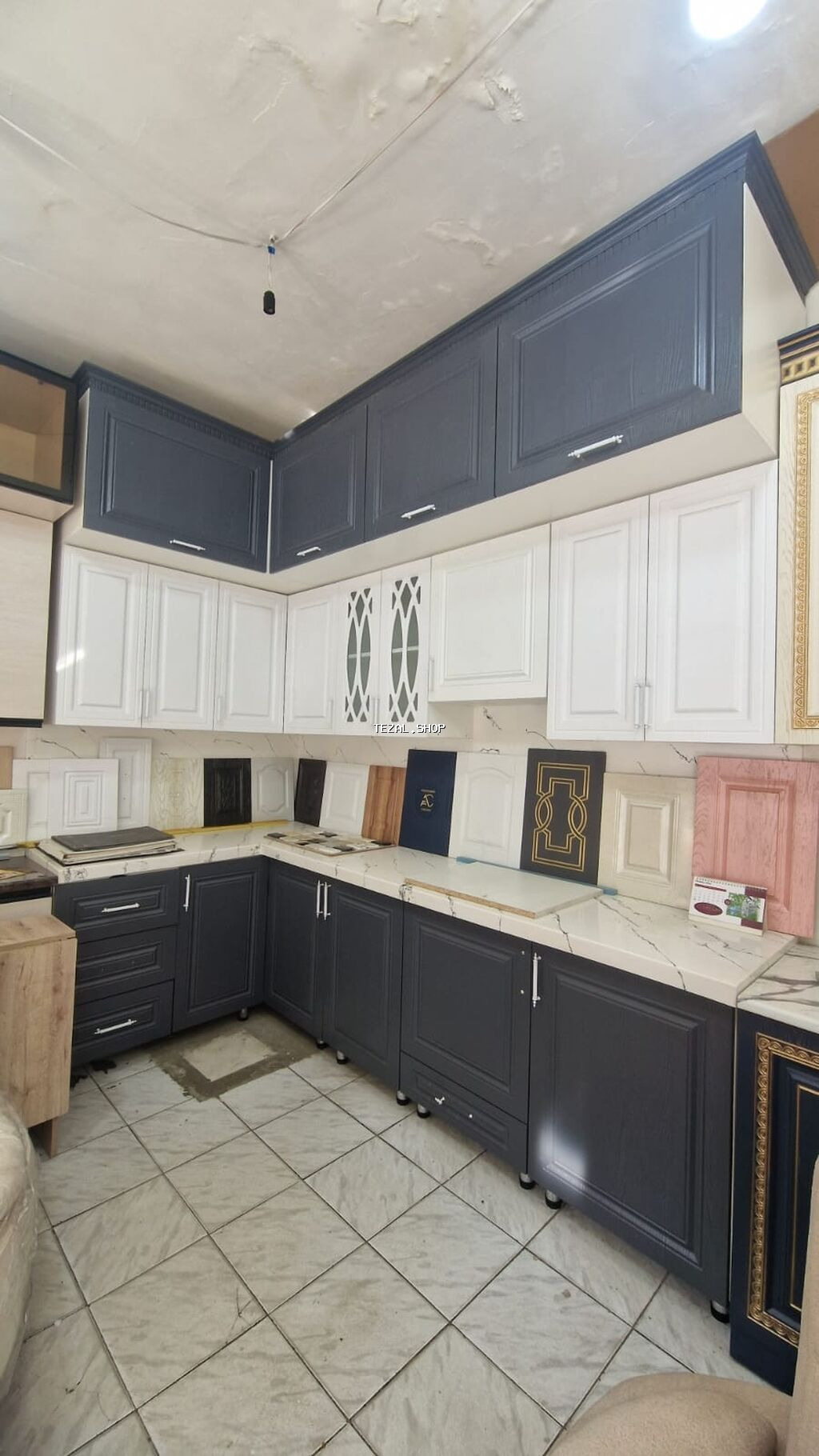 *1100₼ vitrin MƏTBƏX mebeli yeni SATILIR*‼️ ÖLÇÜ:-145*240 Mərmər