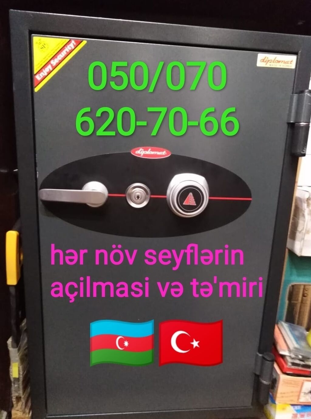 Seyflərin açilmasi və tə'miri vatsap aktivdir 24/7