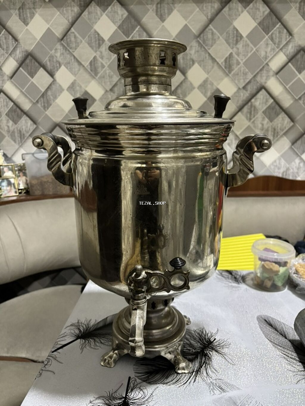 İşlənmiş Od Samovar, 9 l, Ünvandan götürmə