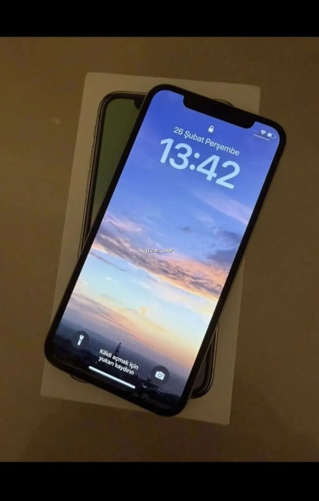 IPhone X, 256 GB, Zəmanət, Face ID, Sənədlərlə