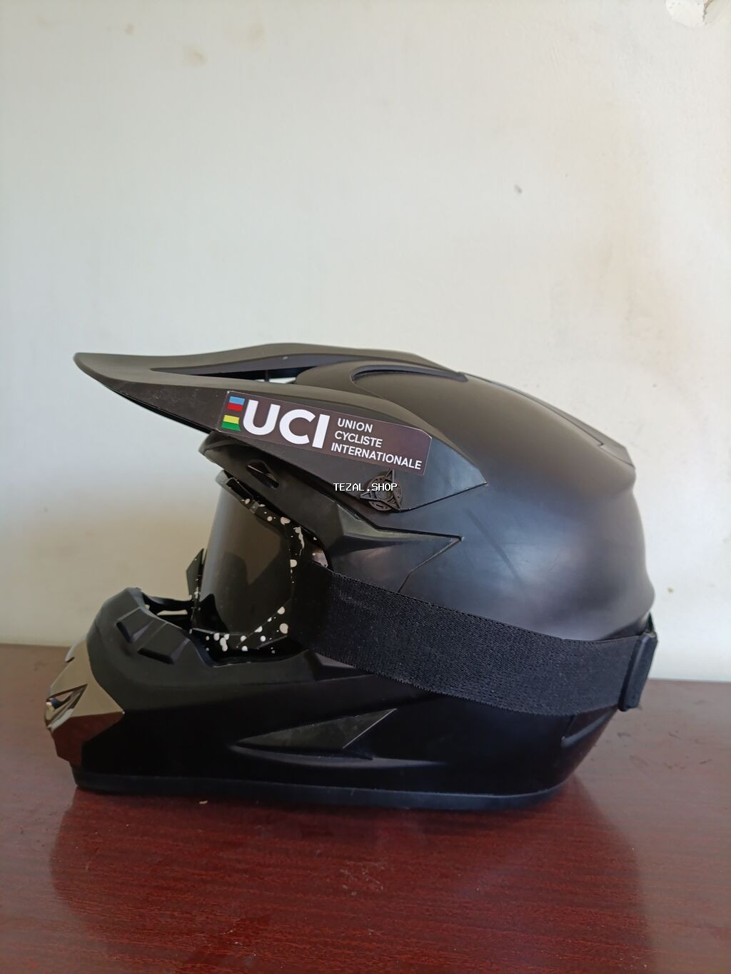 Moto və velosiped üçün kaska. Kaska çox az istifadə olunub və yeni - şəkil 3