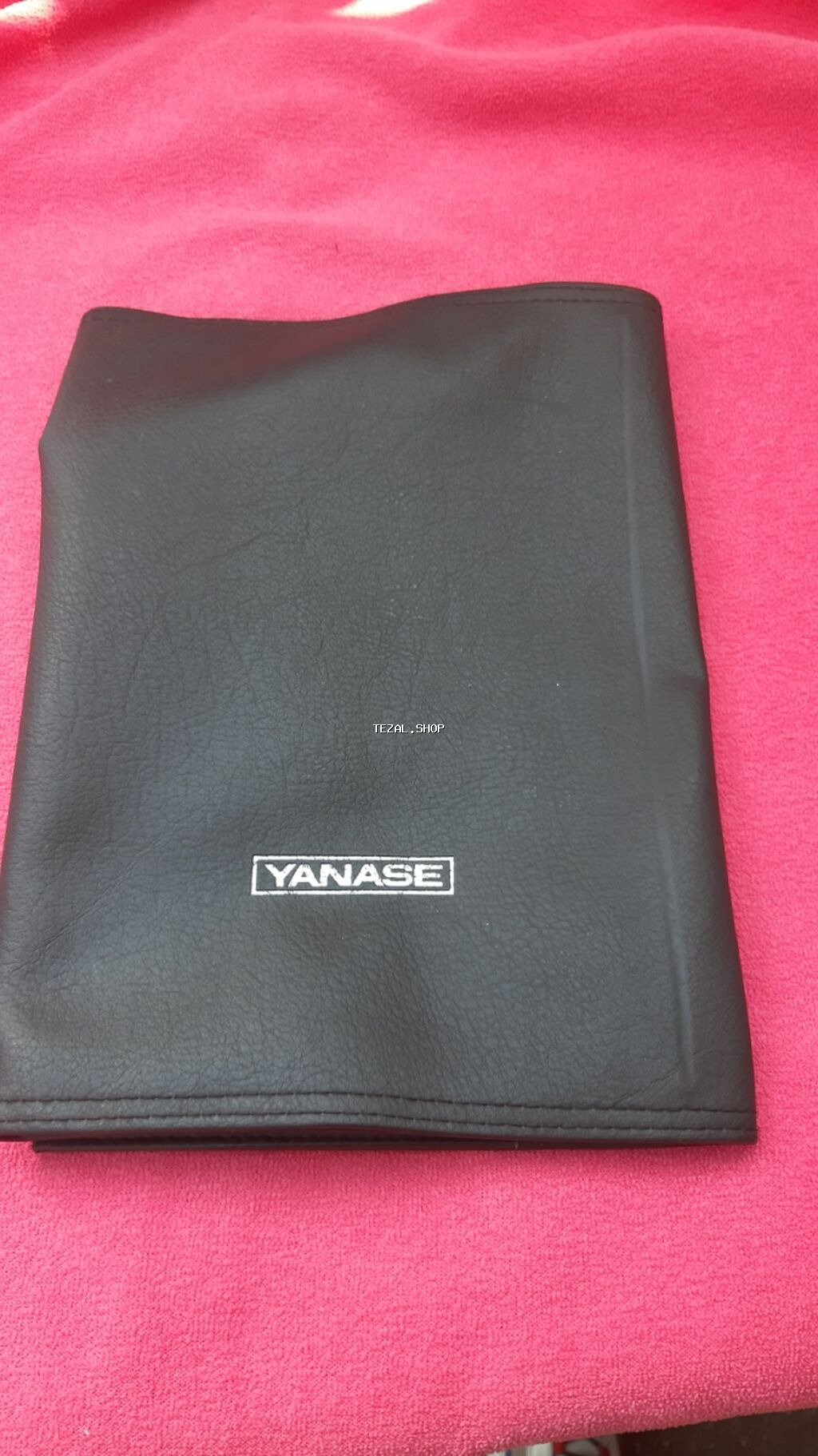 Opel markalı sənəd qabı / maşın kitabçası cüzdanı - Material: qara - şəkil 4