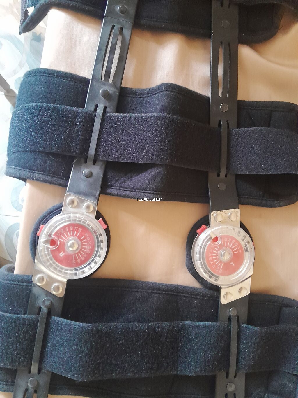 Tənzimlənən diz ortozu (knee brace) – sərt yan şinli model cox az - şəkil 2