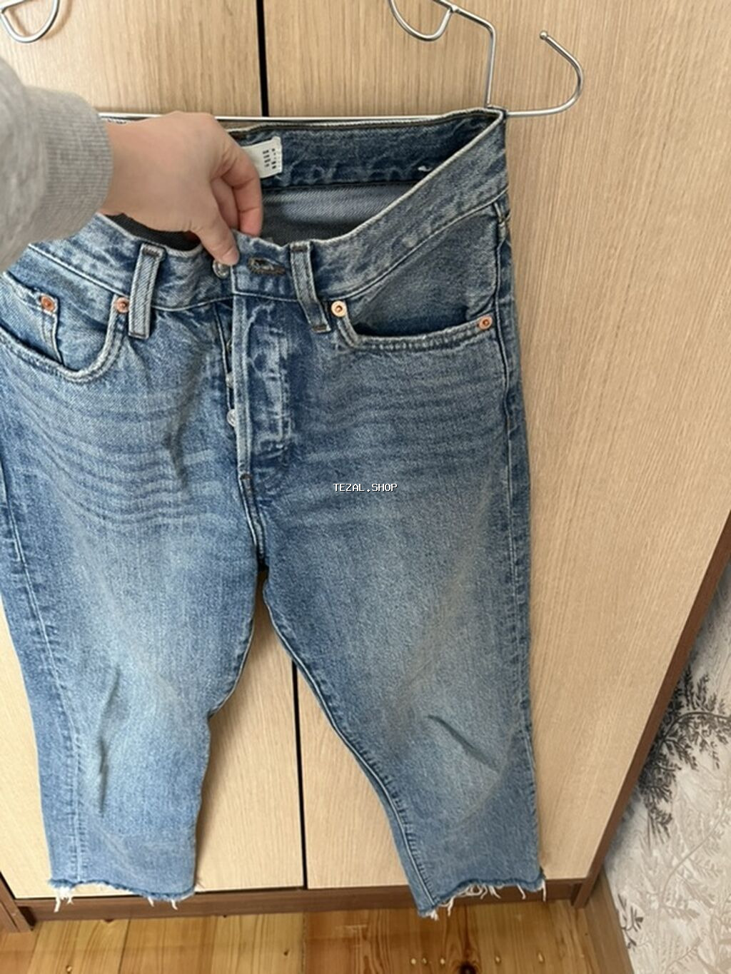 Mavi “Mango” qadın cins şalvarı -S razmerdir,50 azna alınıb - Model - şəkil 2