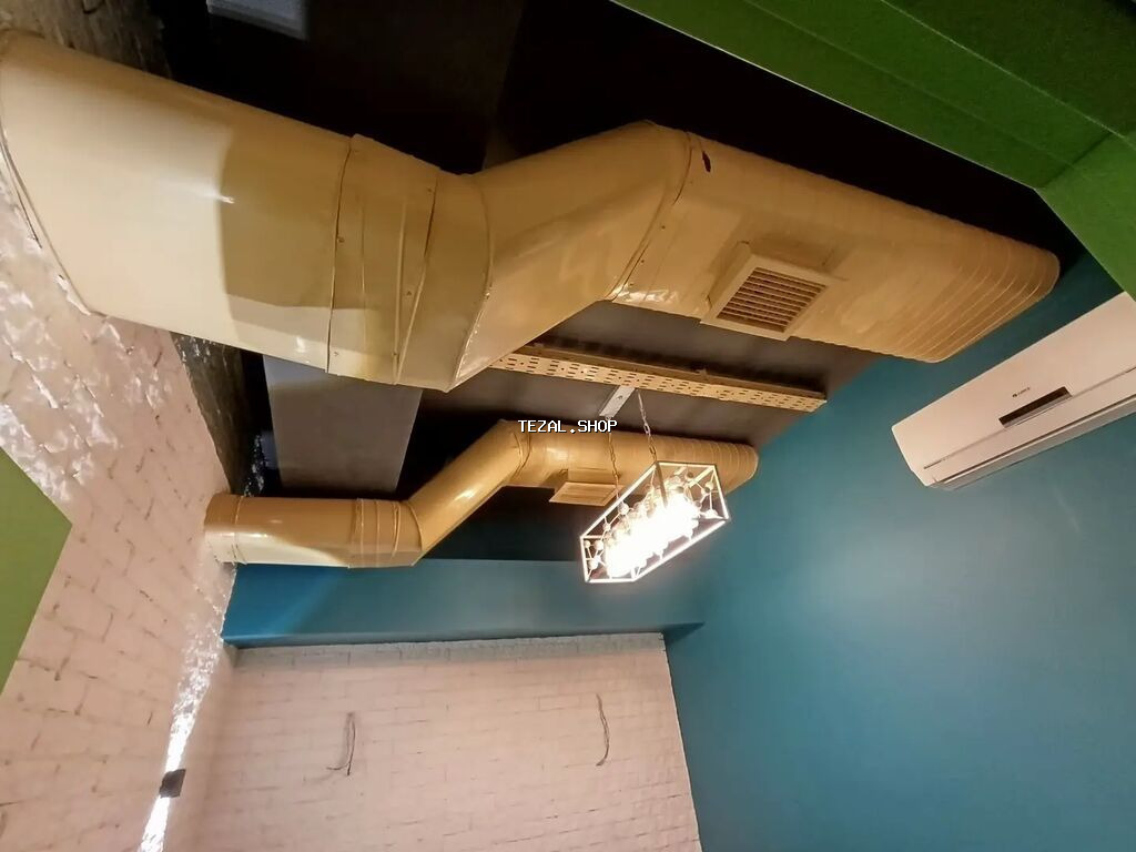 Sənaye tipli havalandırma və kondisioner kanalları sistemi - - şəkil 2