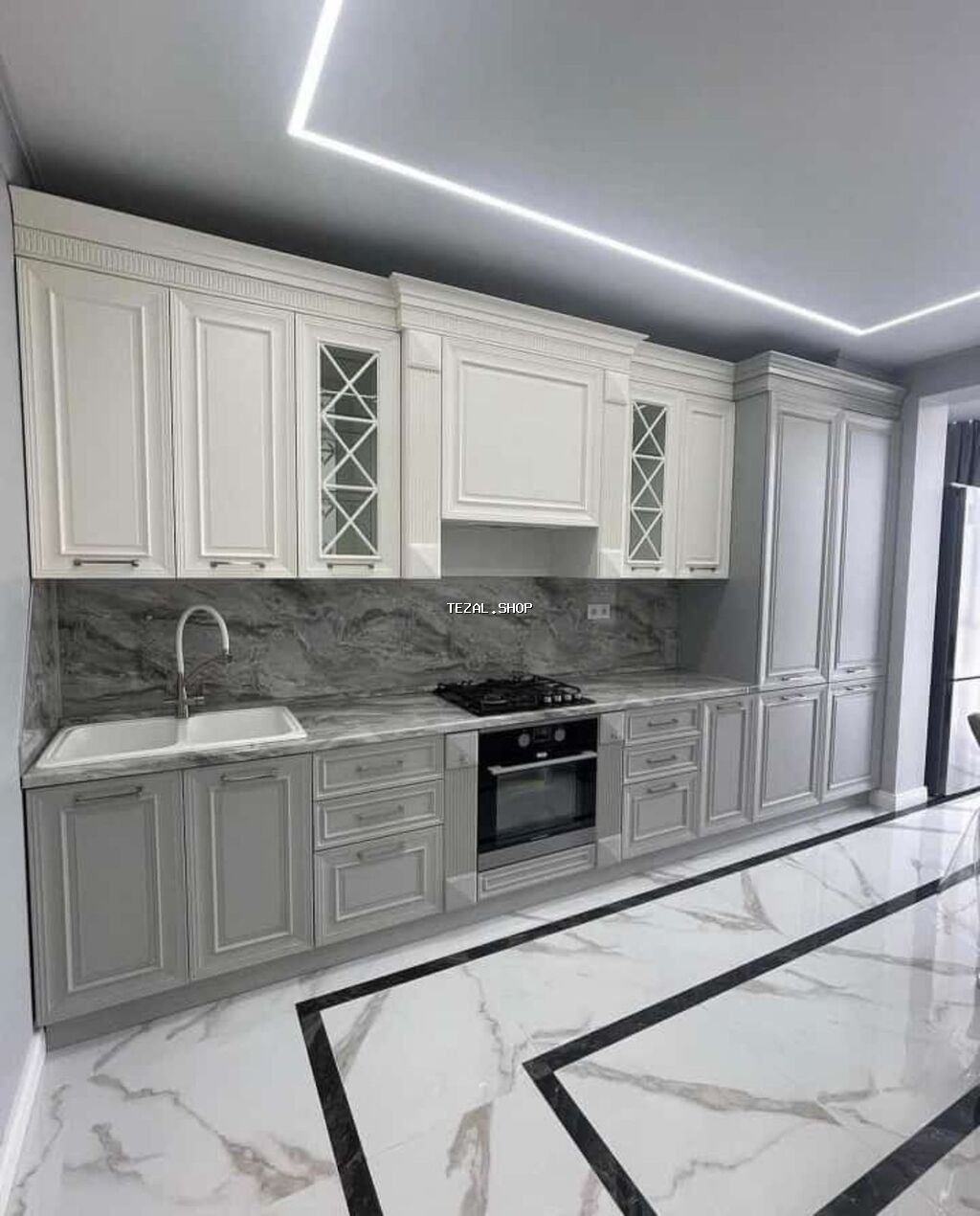 Sifarişlə mətbəx dəsti, Özü çəkən petlələr, MDF, Kredit var, Pulsuz çatdırılma