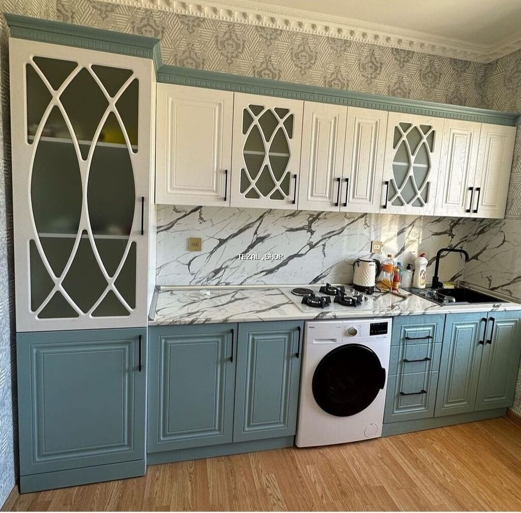 Sifarişlə mətbəx dəsti, Özü çəkən petlələr, MDF, Kredit var, Pulsuz çatdırılma - şəkil 4