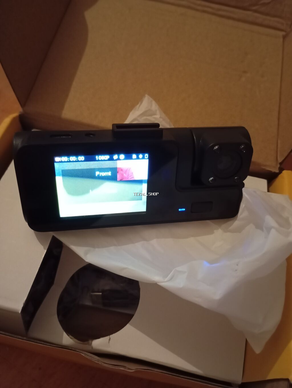 Təzə Ikili linzalı avtomobil DVR (videoqeydiyyatçı) Видеорегистратор - şəkil 2