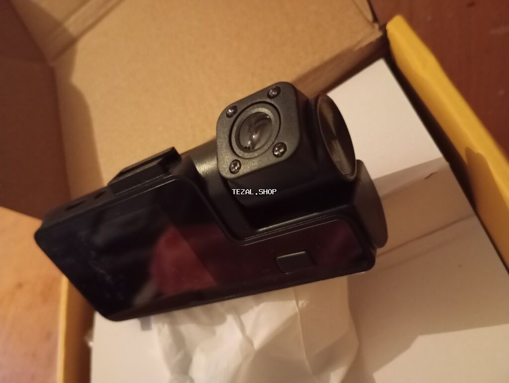 Təzə Ikili linzalı avtomobil DVR (videoqeydiyyatçı) Видеорегистратор - şəkil 3