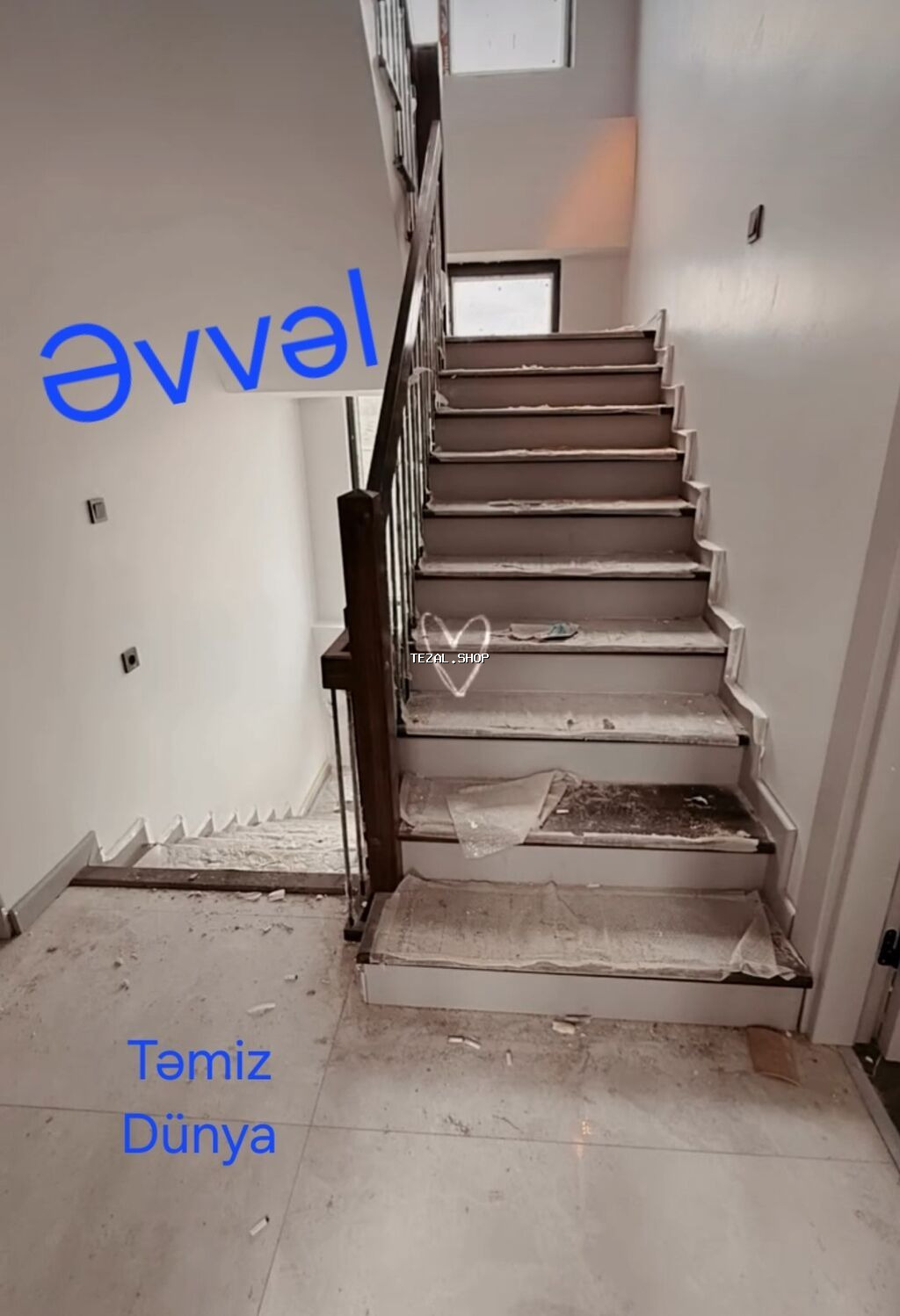 Təmizlik xidməti – tikinti sonrası/yeniləmə sonrası peşəkar təmizlik