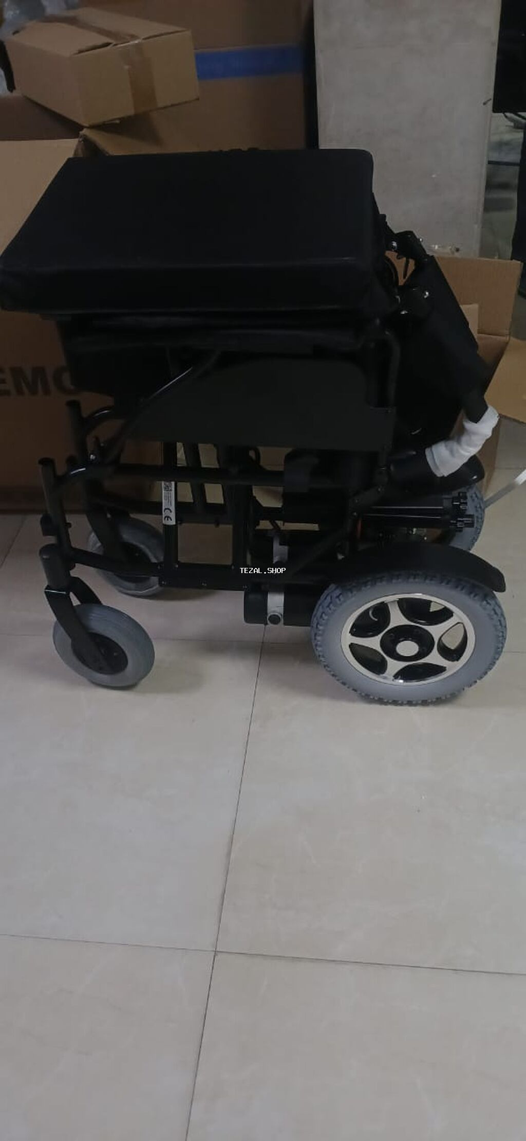 Elektrik əlil arabası yenidir qutudan çıxardıb şəkil çəkilib 6 sürət - şəkil 2