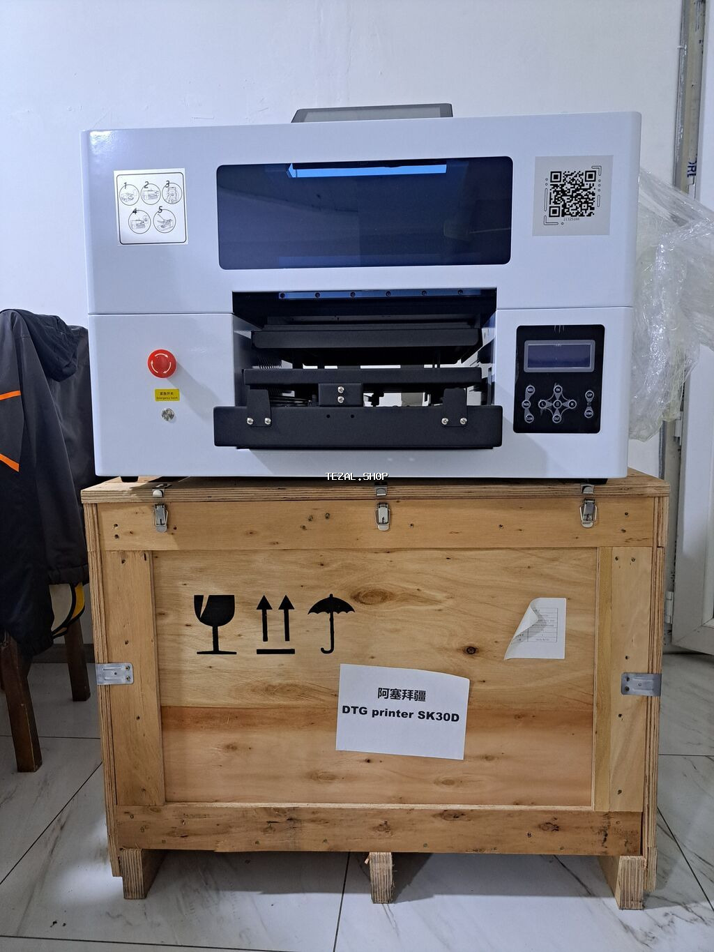 DTG Printer SK30D + İstilik Pressi Məhsul təsviri: - Model: DTG