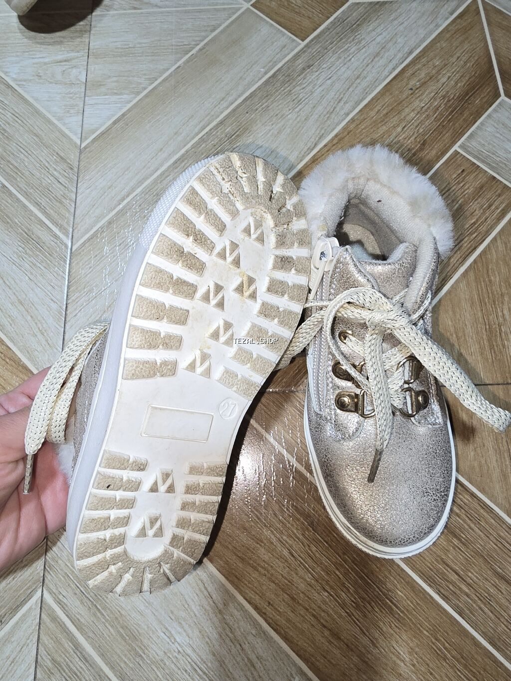 Uşaq üçün qış botları - Ölçü: 27 (dabanın altında “27” işarələnib) - - şəkil 2