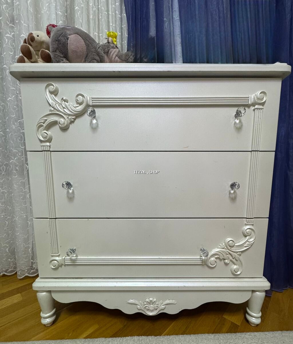 Oğlan və qız üçün, İşlənmiş, Təknəfərlik çarpayı, Yazı masası, Dolab, Tumba - şəkil 4