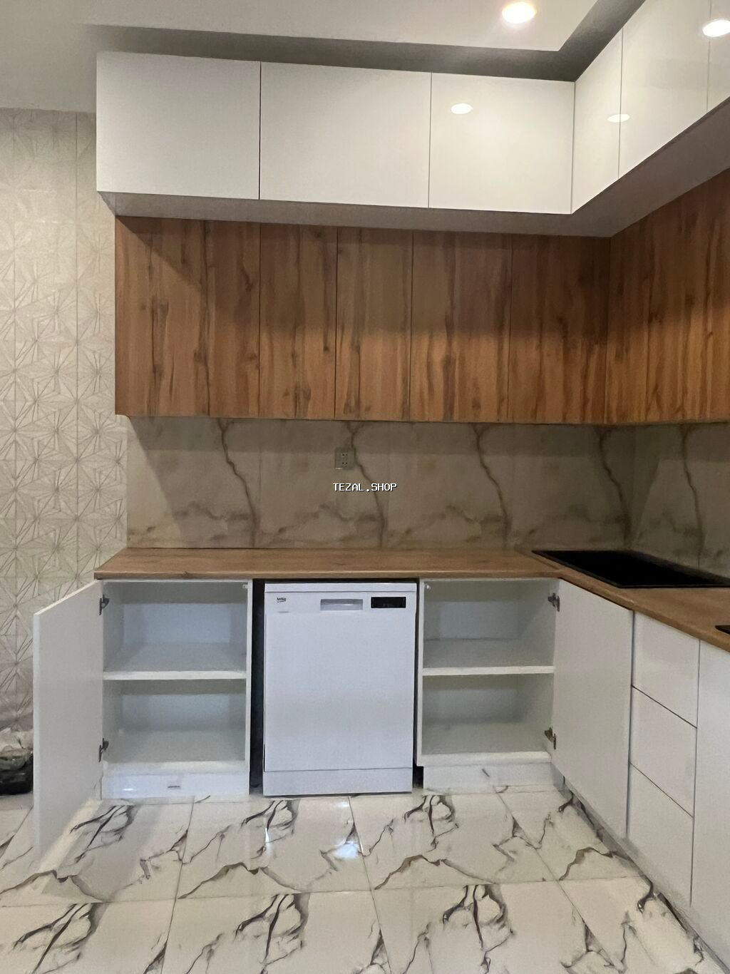 Sifarişlə mətbəx dəsti, Özü çəkən petlələr, MDF, Kredit var, Pulsuz çatdırılma - şəkil 4