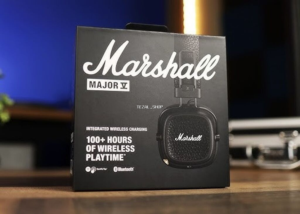 Yeni Simsiz (Bluetooth) Qulaqcıqlar, Marshall, rəng - Qara