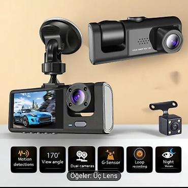 🎥2kameralı(salan +ön) typce adeptor=20azn.📽️ 🎥2kamerali - şəkil 2