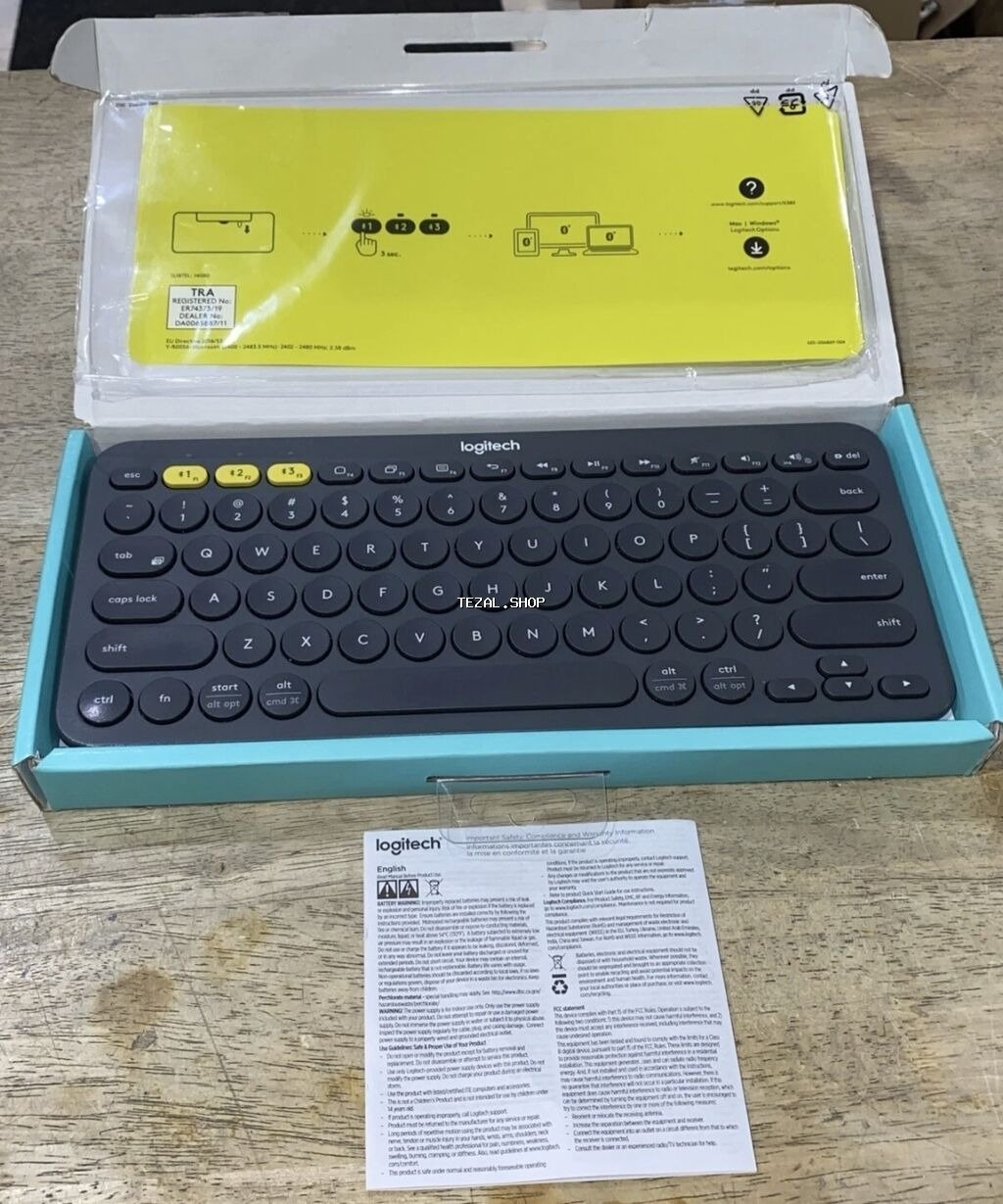 Logitech K380 Multi-Device Bluetooth klaviatura Xüsusiyyətlər: - - şəkil 5