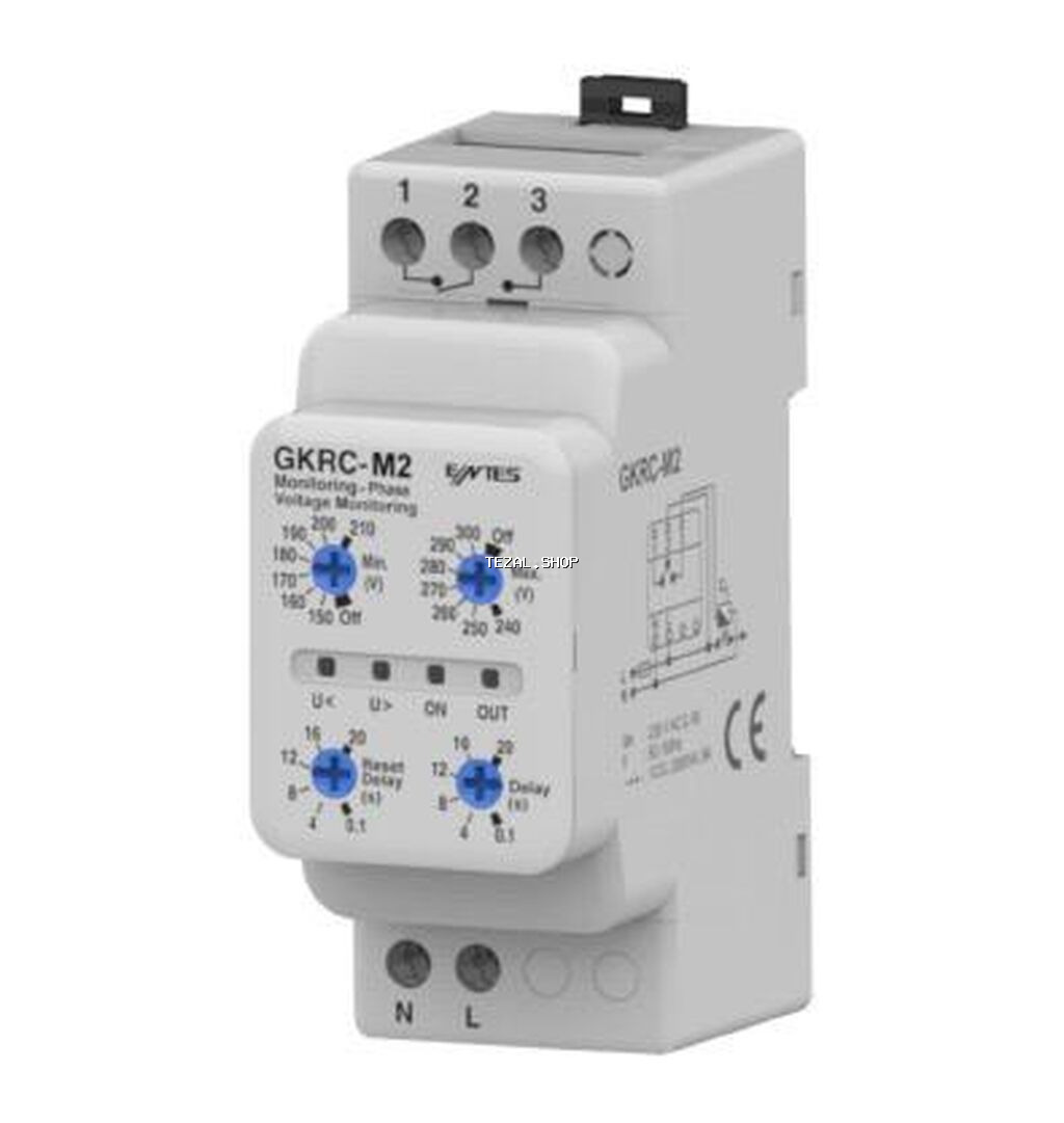 Entes GKRC seriyalı gərginlik nəzarət releləri Məhsul təsviri: -